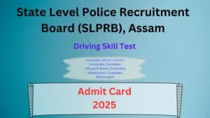Assam Police Admit Card