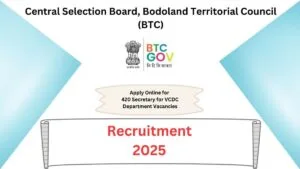 BTC Secretary Recruitment